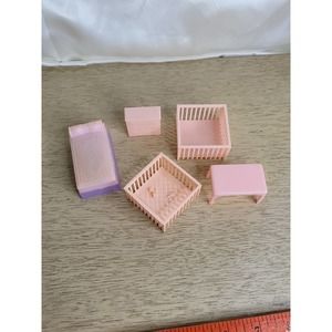 Vintage doll house furniture